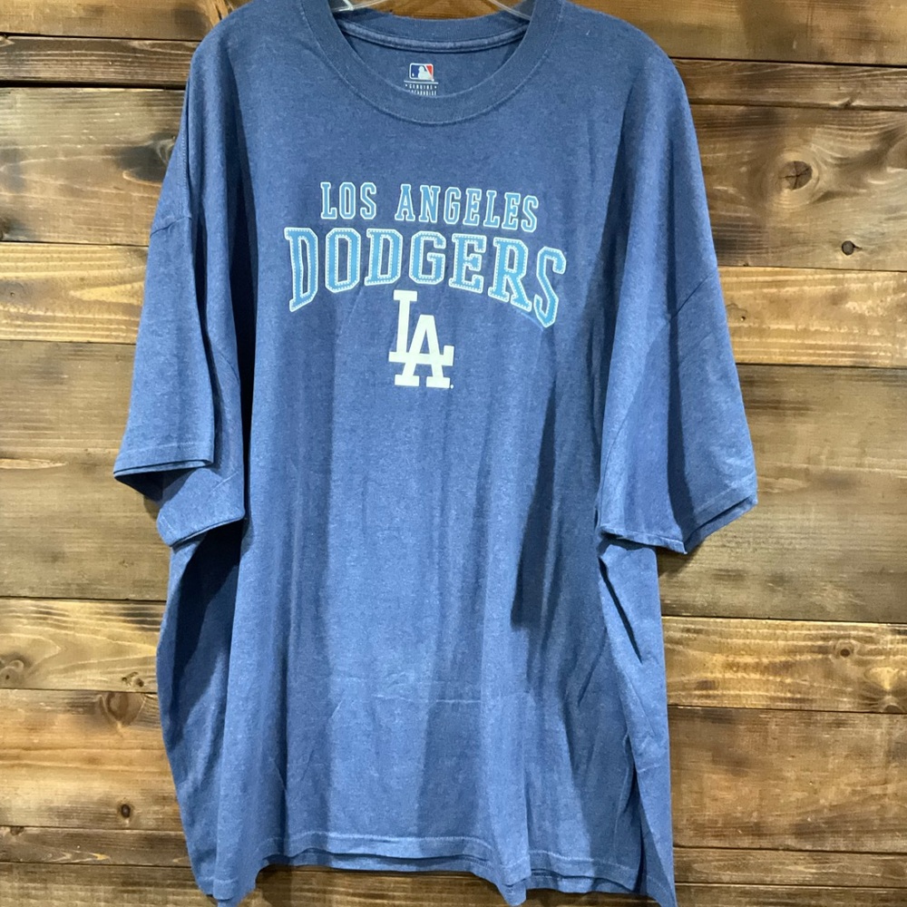 🍎 NWOT 3X LOS ANGELES DODGERS FAN TEE T-shirt OFFICIAL MLB Merchandise